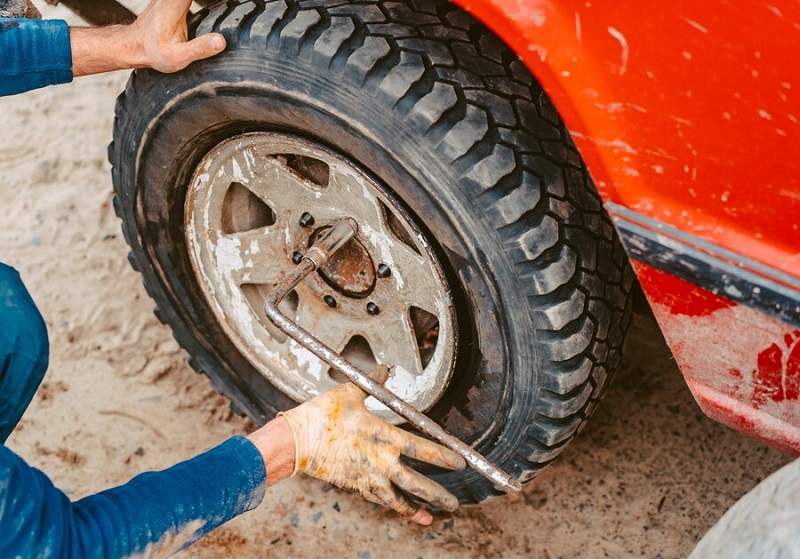 Old or Worn Tires