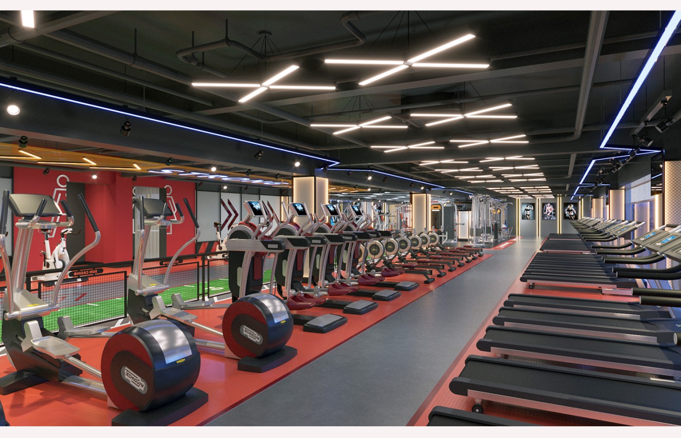 NỘI THẤT - GYM VIP - LAS VEGAS SUN CASINO - BLOCK D