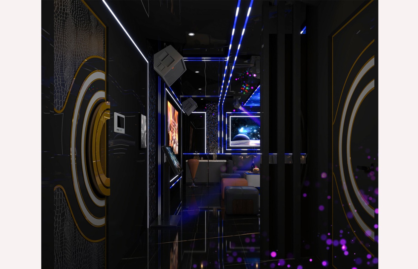 NỘI THẤT - KTV TẦNG 1 PHÒNG VIP 101, 102, 103 - LAS VEGAS SUN CASINO - BLOCK D