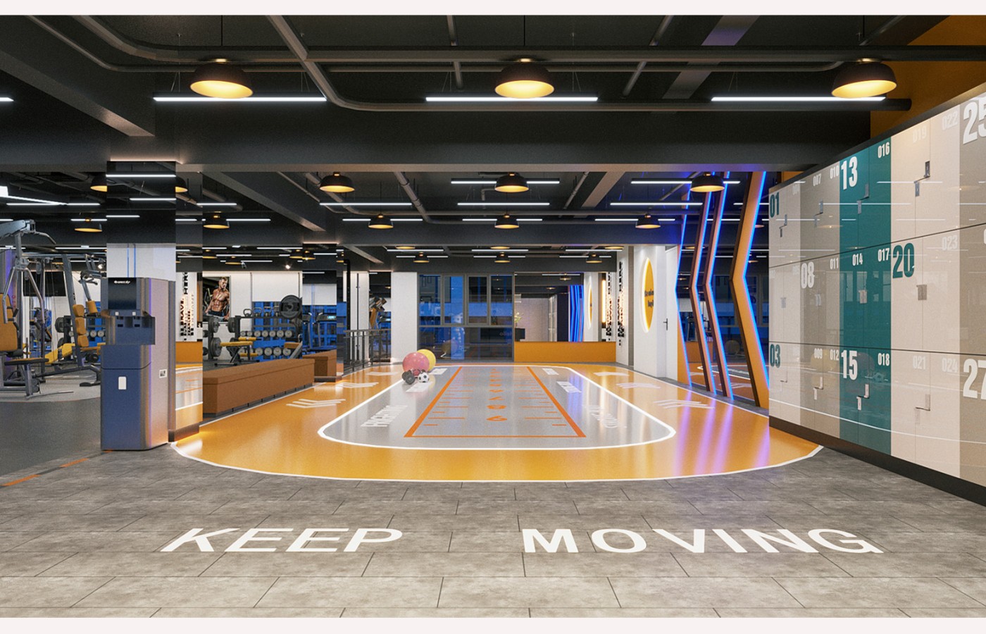 NỘI THẤT - GYM BASIC - LAS VEGAS SUN CASINO - BLOCK D