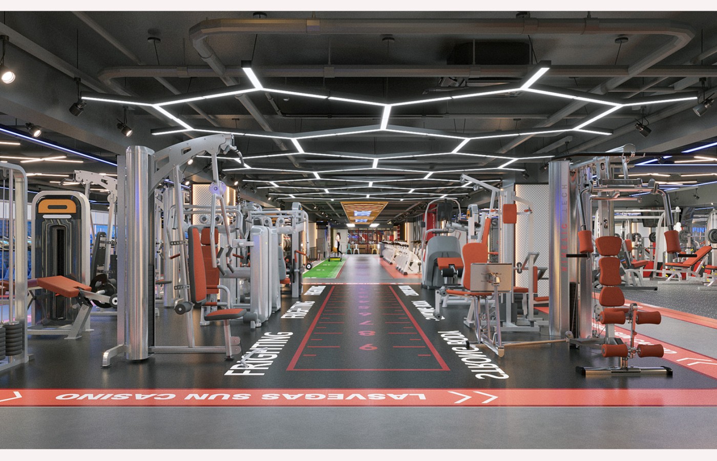 NỘI THẤT - GYM VIP - LAS VEGAS SUN CASINO - BLOCK D