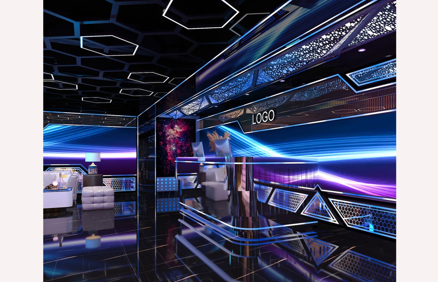 NỘI THẤT SẢNH KTV TẦNG 1 - LAS VEGAS SUN CASINO - BLOCK D