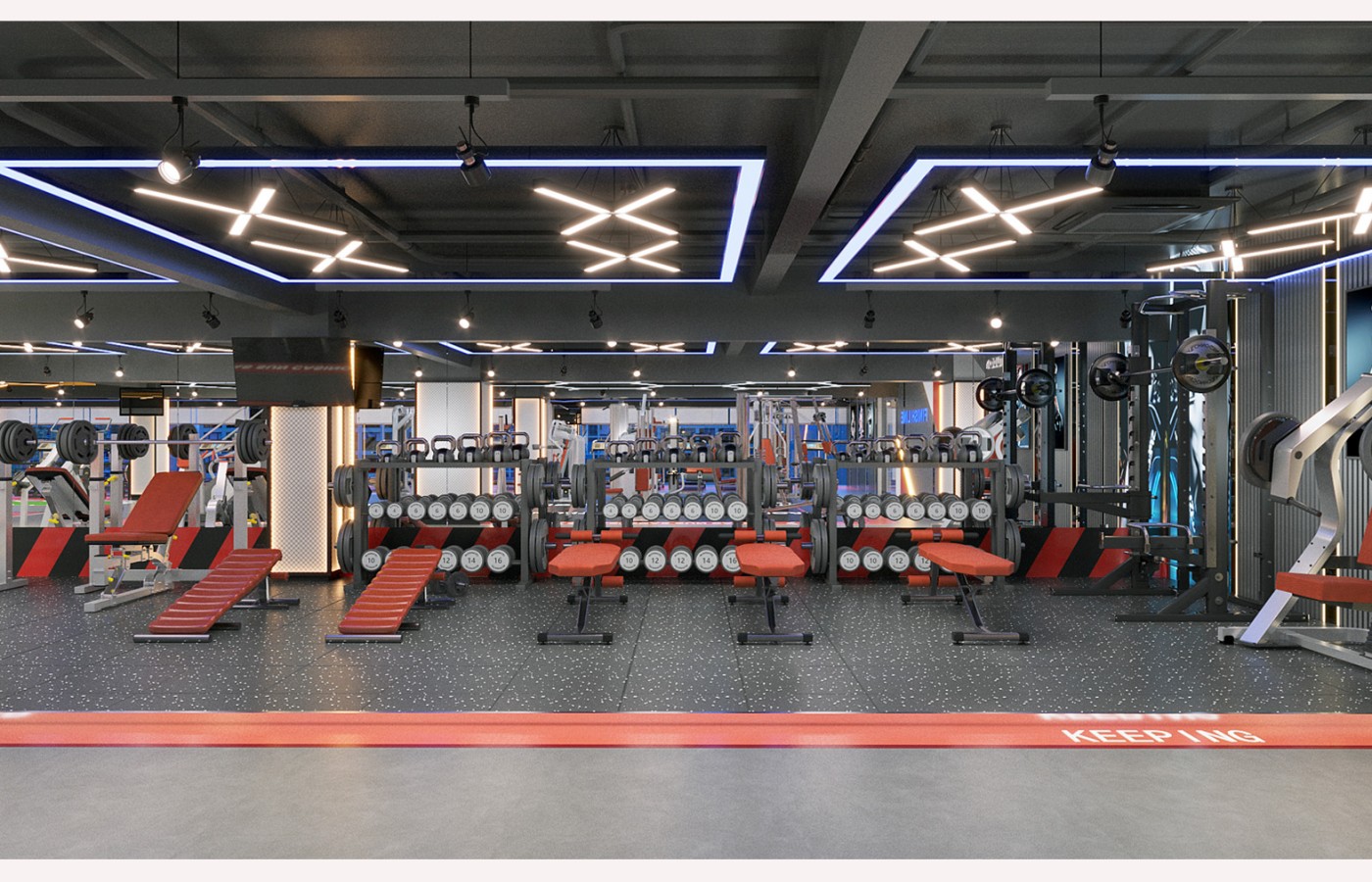 NỘI THẤT - GYM VIP - LAS VEGAS SUN CASINO - BLOCK D