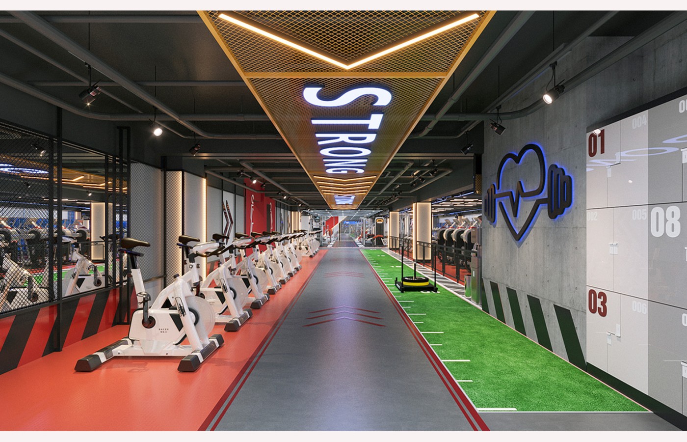 NỘI THẤT - GYM VIP - LAS VEGAS SUN CASINO - BLOCK D