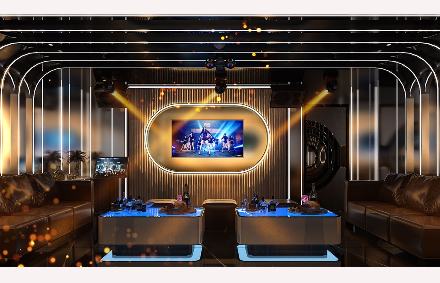 NỘI THẤT - KTV TẦNG 2 PHÒNG P103, P105 - LAS VEGAS SUN CASINO - BLOCK D