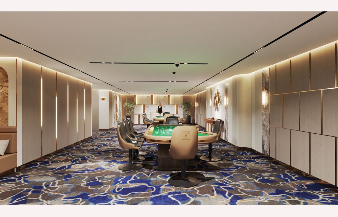 NỘI THẤT - PHÒNG VIP CASINO TẦNG 8 - LAS VEGAS SUN CASINO - BLOCK B - PHÒNG VIP CASINO TẦNG 8