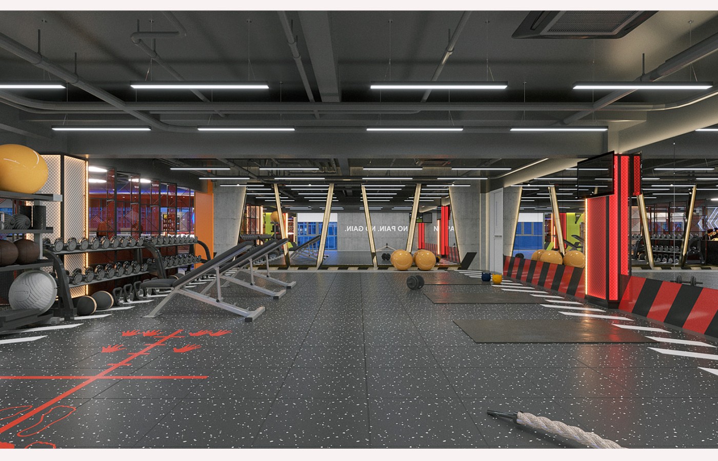 NỘI THẤT - GYM VIP - LAS VEGAS SUN CASINO - BLOCK D