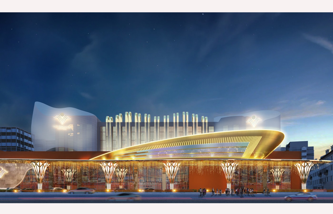 HỆ THỐNG ĐÈN KIẾN TRÚC NGOÀI TRỜI - LAS VEGAS SUN CASINO - BLOCK B