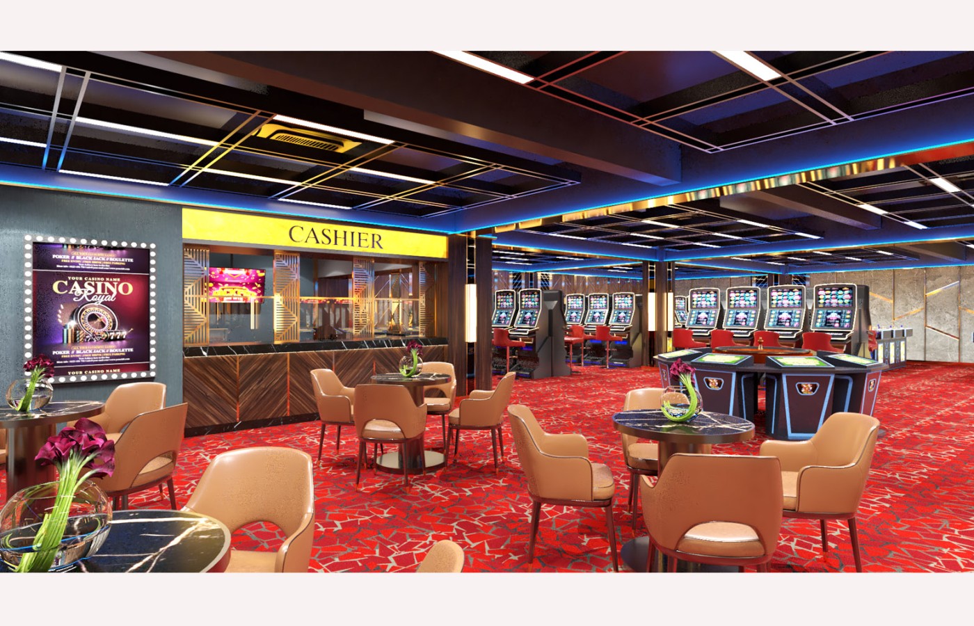 NỘI THẤT - CASINO - LAS VEGAS SUN CASINO - BLOCK D