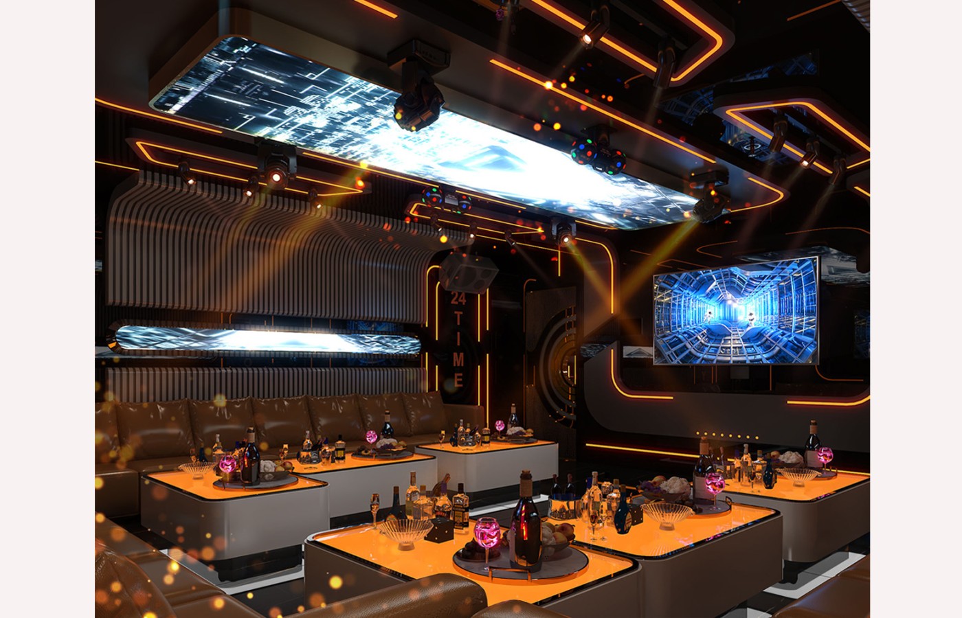 NỘI THÁT - KTV TẦNG 2 PHÒNG P108 - LAS VEGAS SUN CASINO - BLOCK D