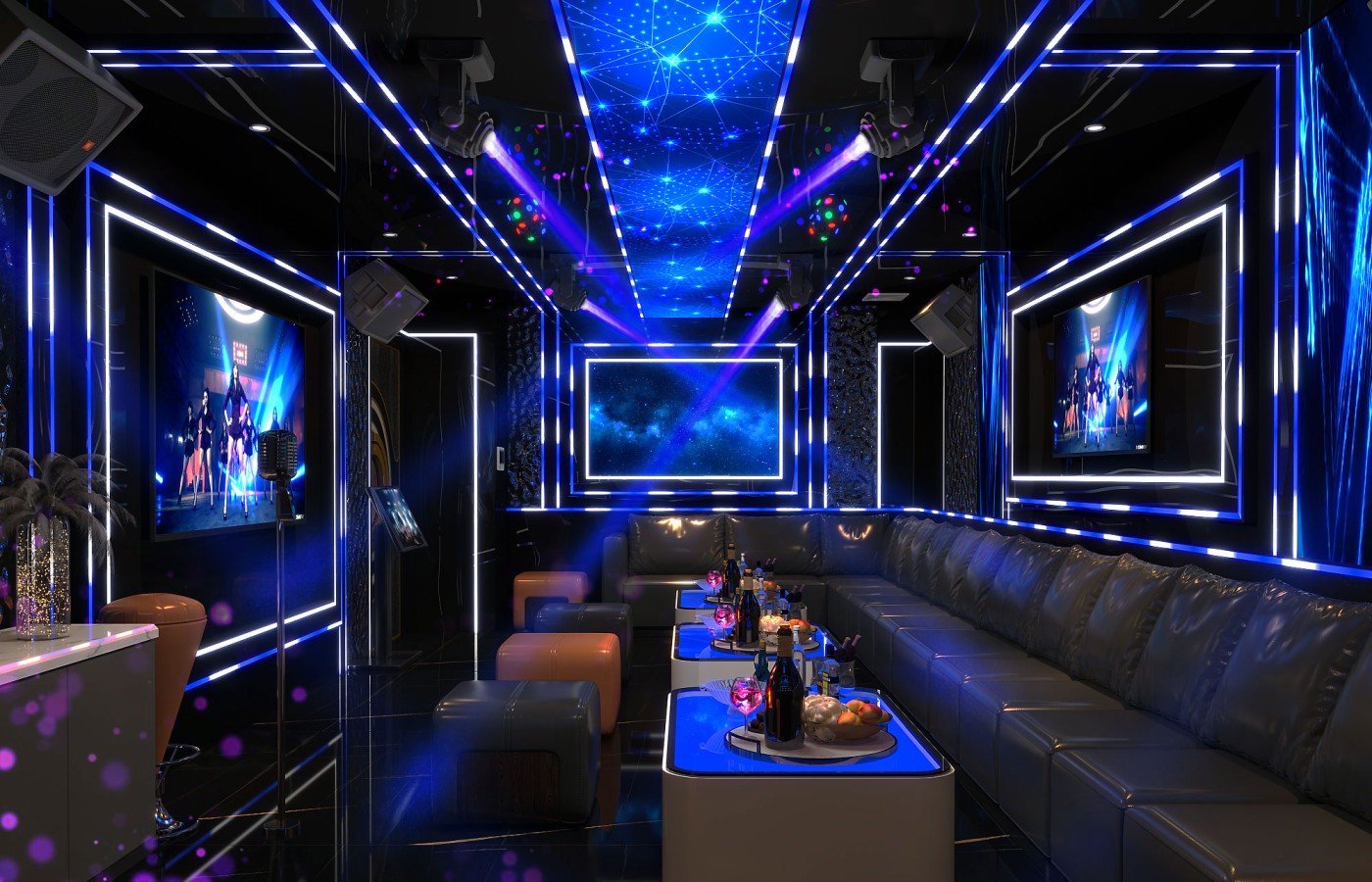 NỘI THẤT - KTV TẦNG 1 PHÒNG VIP 101, 102, 103 - LAS VEGAS SUN CASINO - BLOCK D