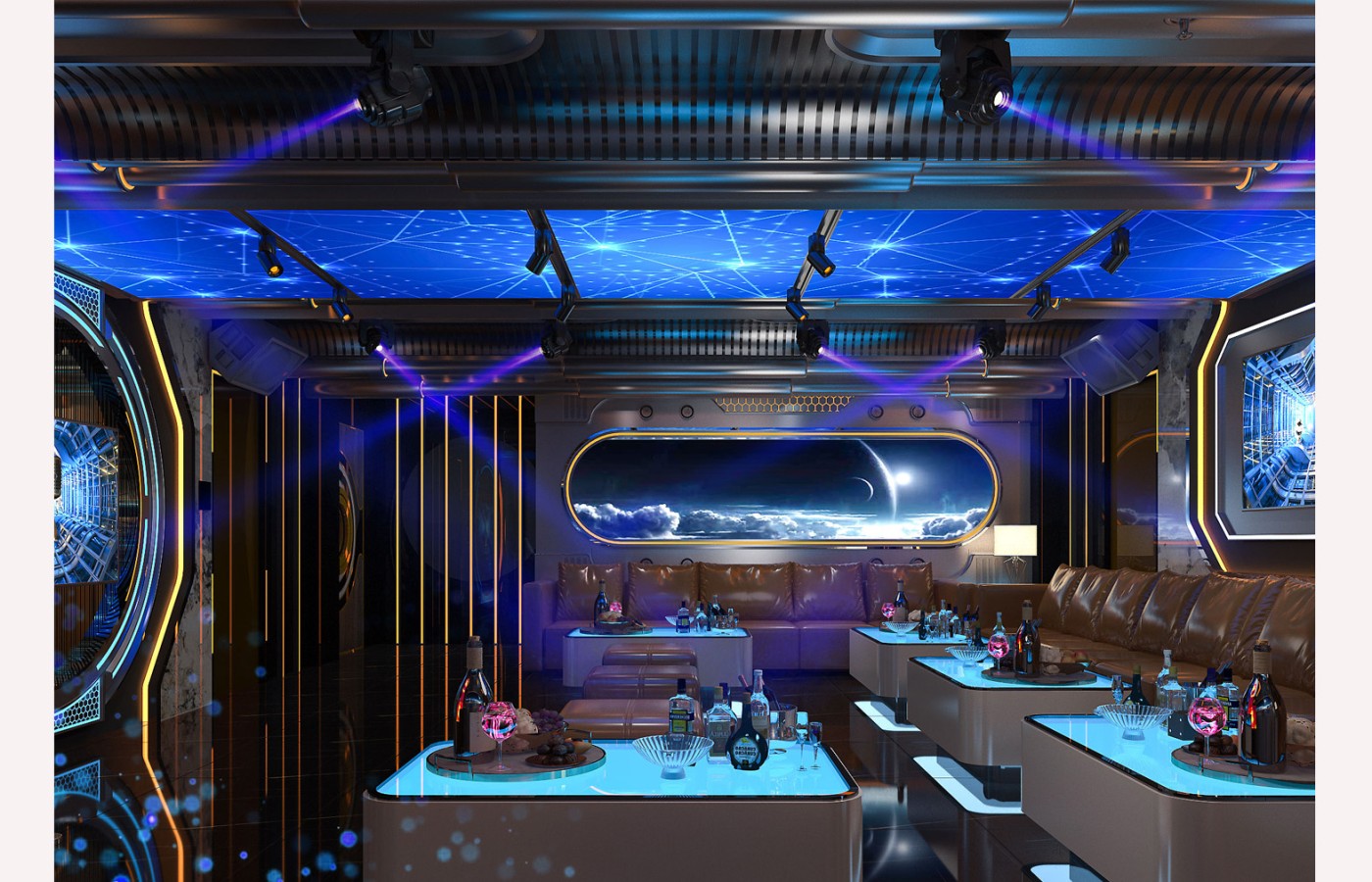 NỘI THẤT - KTV TẦNG 2 PHÒNG VIP P105, P106, P107 - LAS VEGAS SUN CASINO - BLOCK D