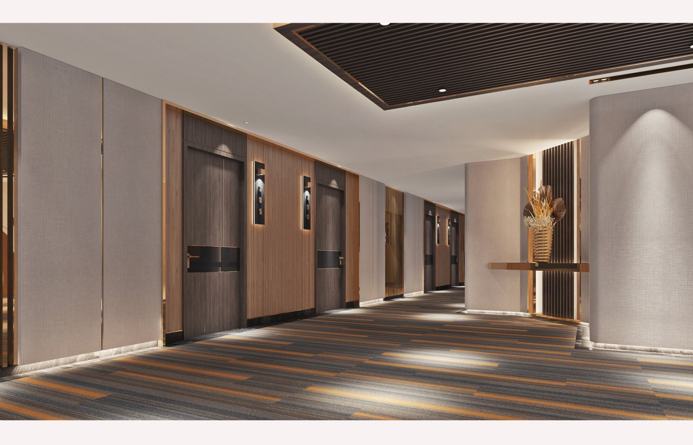 NỘI THẤT - SẢNH CHỜ THANG MÁY - LAS VEGAS SUN CASINO - BLOCK B