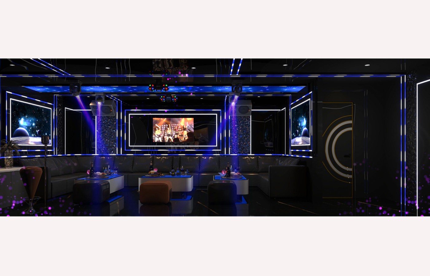 NỘI THẤT - KTV TẦNG 1 PHÒNG VIP 101, 102, 103 - LAS VEGAS SUN CASINO - BLOCK D