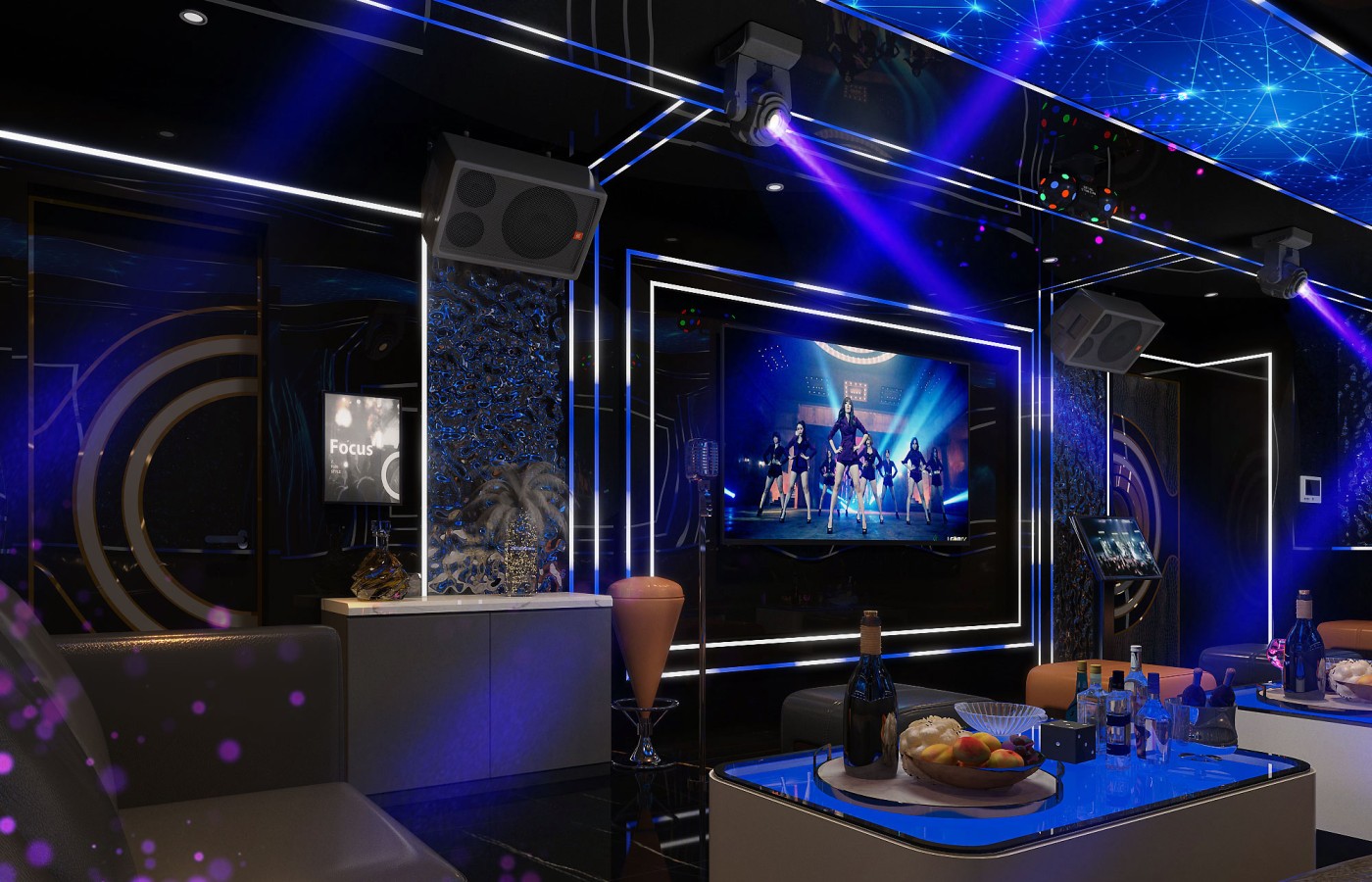 NỘI THẤT - KTV TẦNG 1 PHÒNG VIP 101, 102, 103 - LAS VEGAS SUN CASINO - BLOCK D