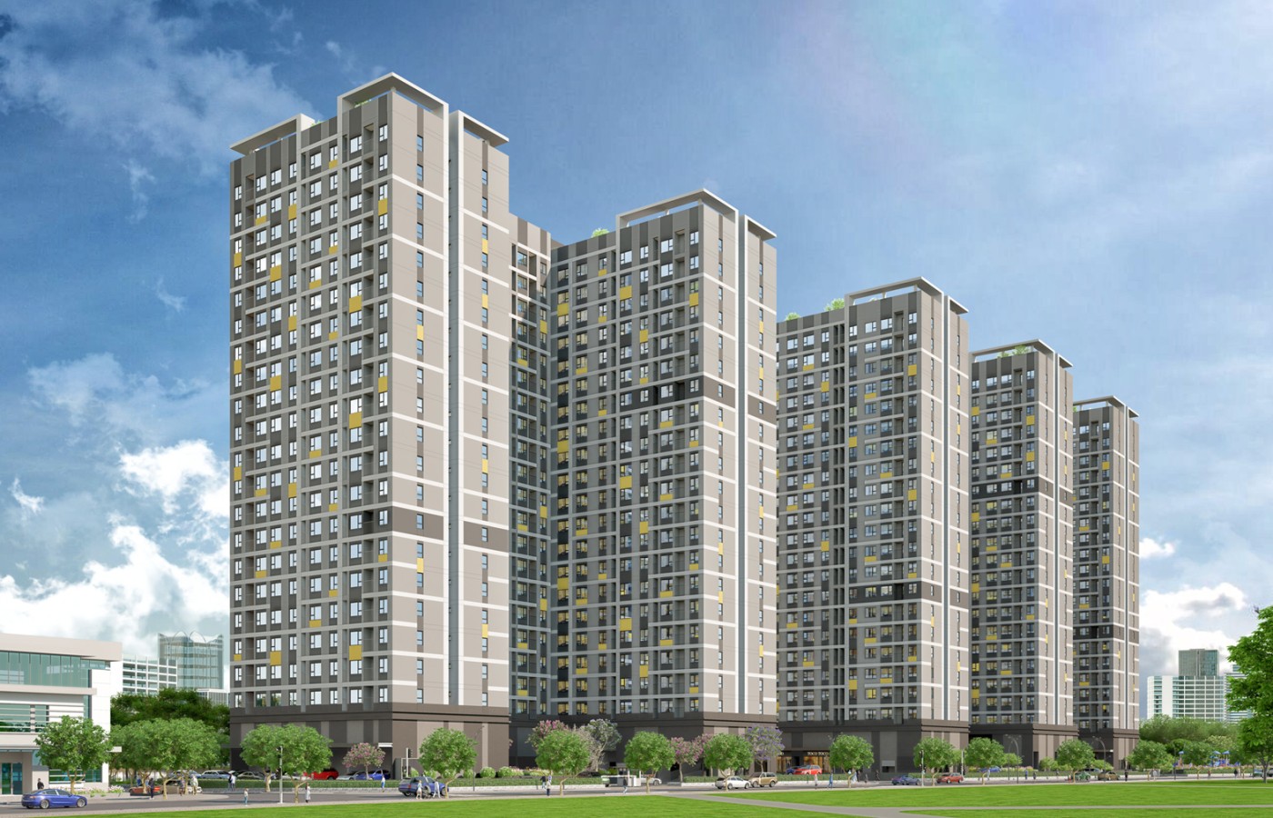 KHU NHÀ Ở XÃ HỘI THƯỢNG THANH VÀ ĐẤU NỐI HẠ TẦNG KHU VỰC - KHU NHÀ CAO TẦNG