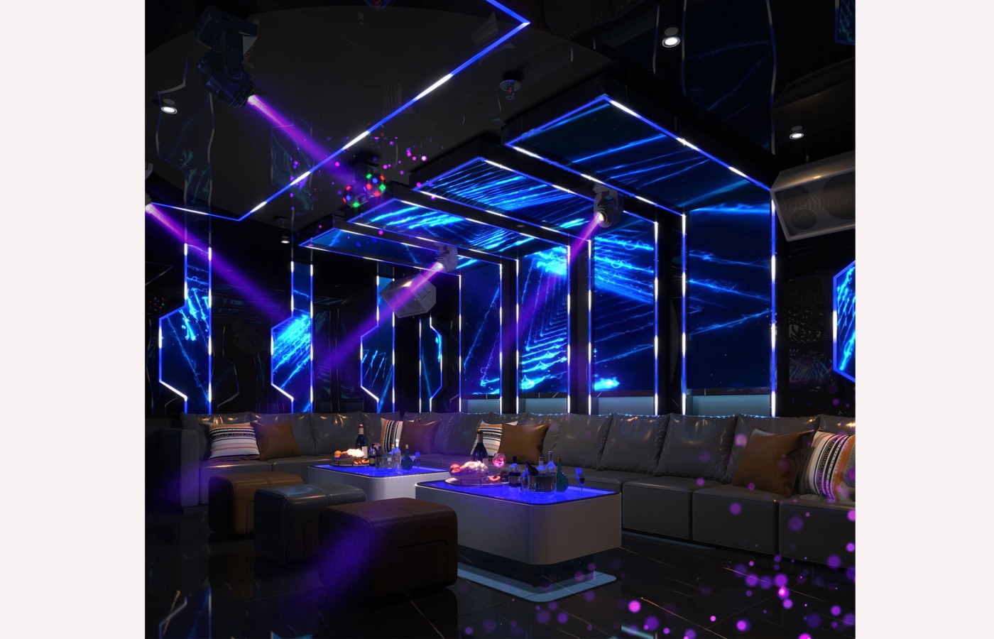 NỘI THẤT - KTV TẦNG 1 PHÒNG P01, P02, P03, P04, P05 - LAS VEGAS SUN CASINO - BLOCK D