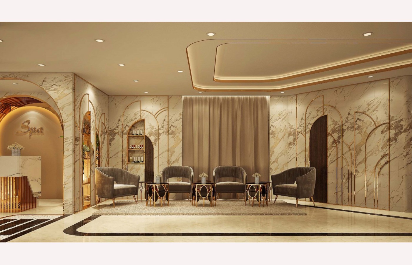 NỘI THẤT - SPA - LAS VEGAS SUN CASINO - BLOCK B