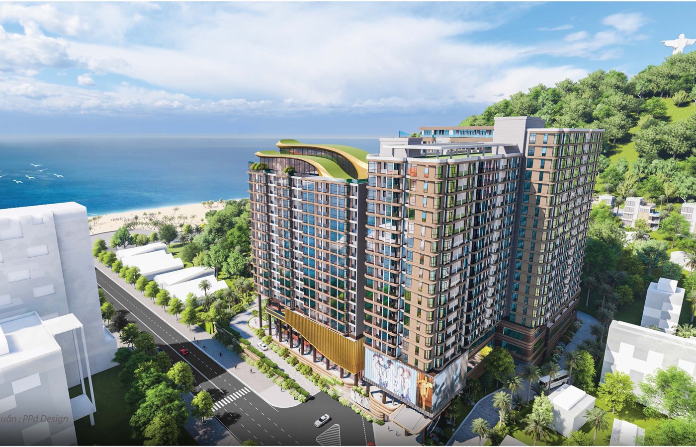 TỔ HỢP DỊCH VỤ DU LỊCH – THƯƠNG MẠI ĐỒI DỪA HOÀN MỸ