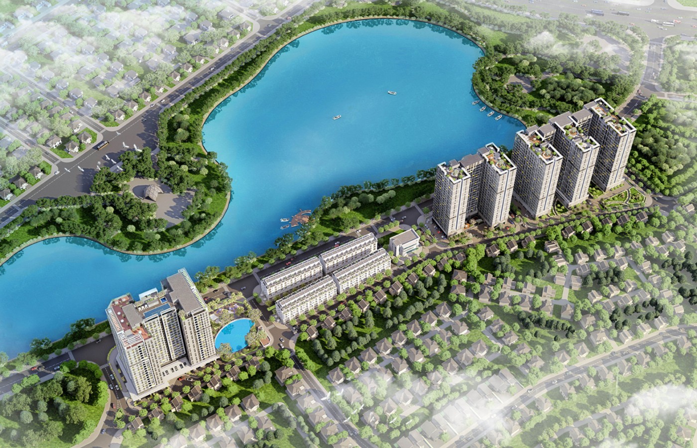 KHU NHÀ Ở XÃ HỘI THƯỢNG THANH VÀ ĐẤU NỐI HẠ TẦNG KHU VỰC - KHU NHÀ CAO TẦNG