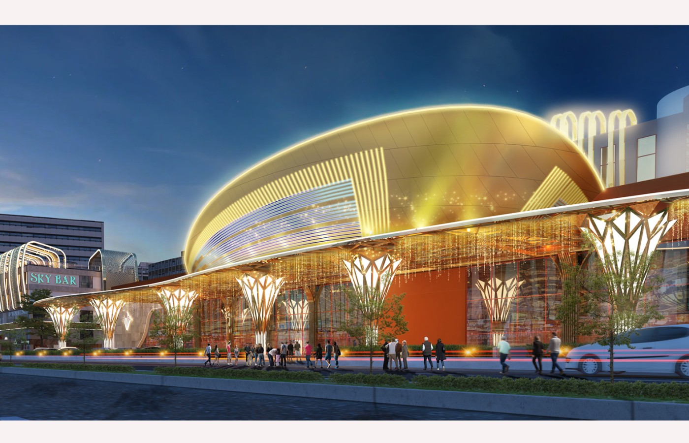 HỆ THỐNG ĐÈN KIẾN TRÚC NGOÀI TRỜI - LAS VEGAS SUN CASINO - BLOCK B