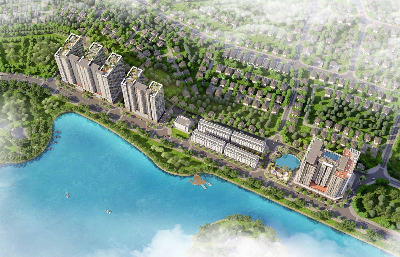 KHU NHÀ Ở XÃ HỘI THƯỢNG THANH VÀ ĐẤU NỐI HẠ TẦNG KHU VỰC - KHU NHÀ CAO TẦNG
