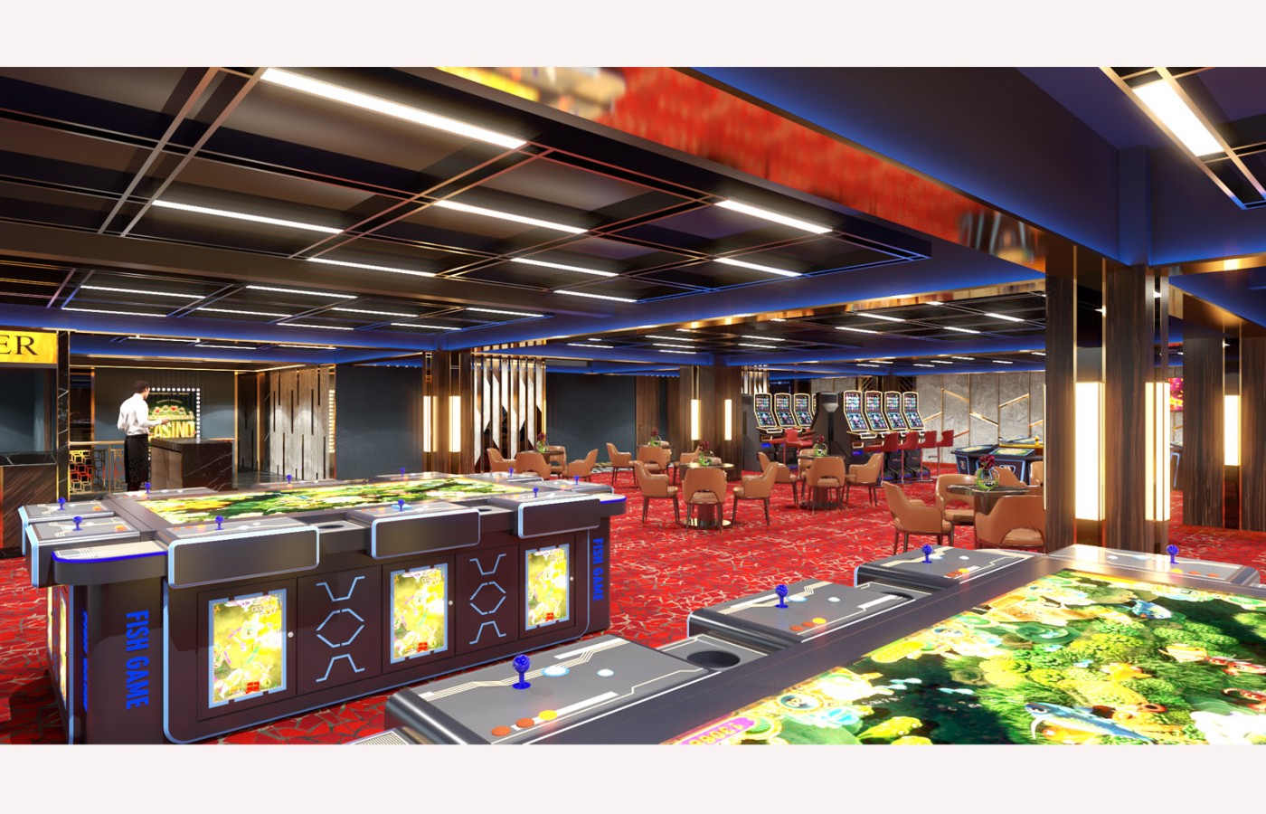 NỘI THẤT - CASINO - LAS VEGAS SUN CASINO - BLOCK D