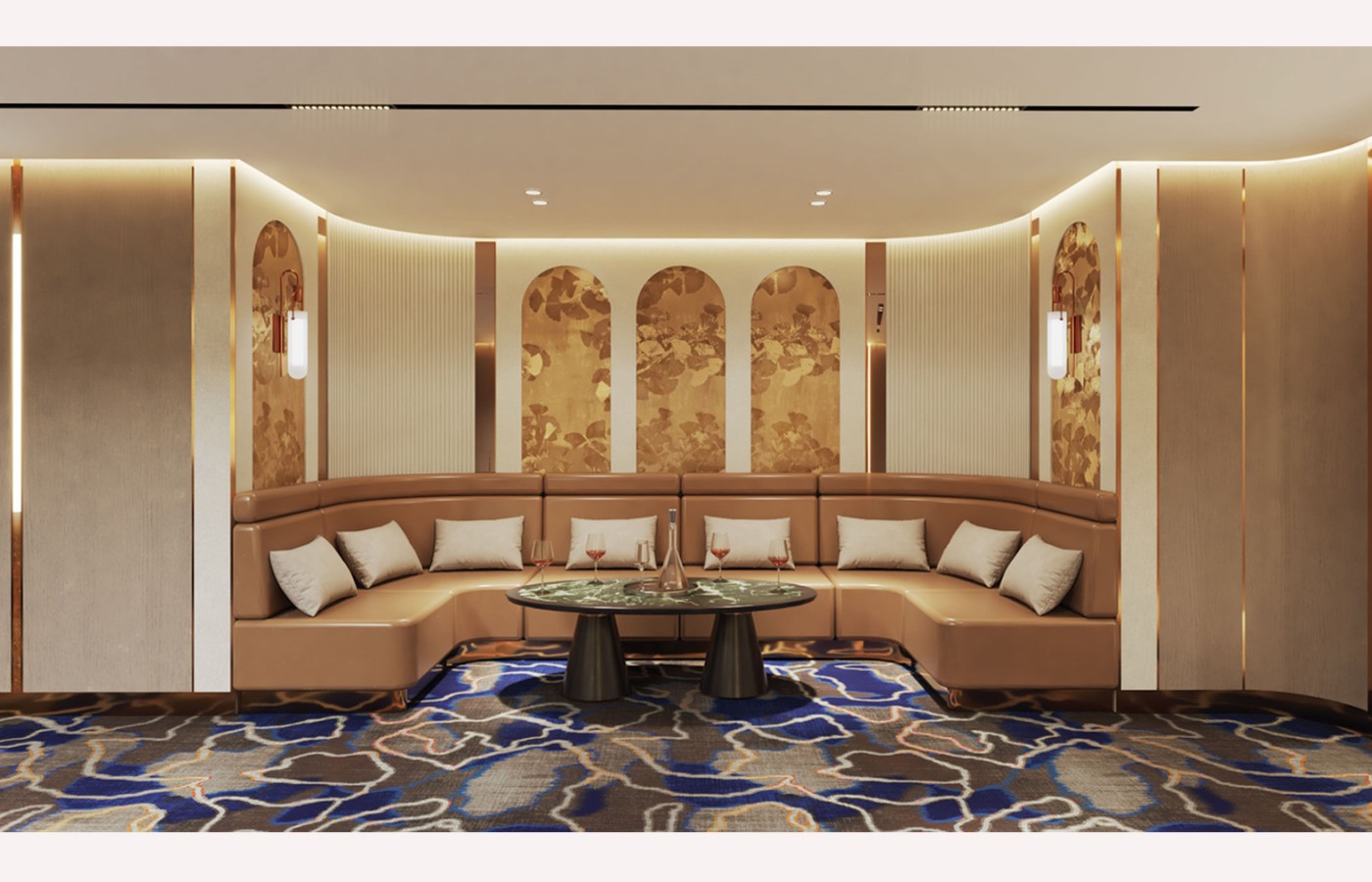 NỘI THẤT - PHÒNG VIP CASINO TẦNG 8 - LAS VEGAS SUN CASINO - BLOCK B - PHÒNG VIP CASINO TẦNG 8