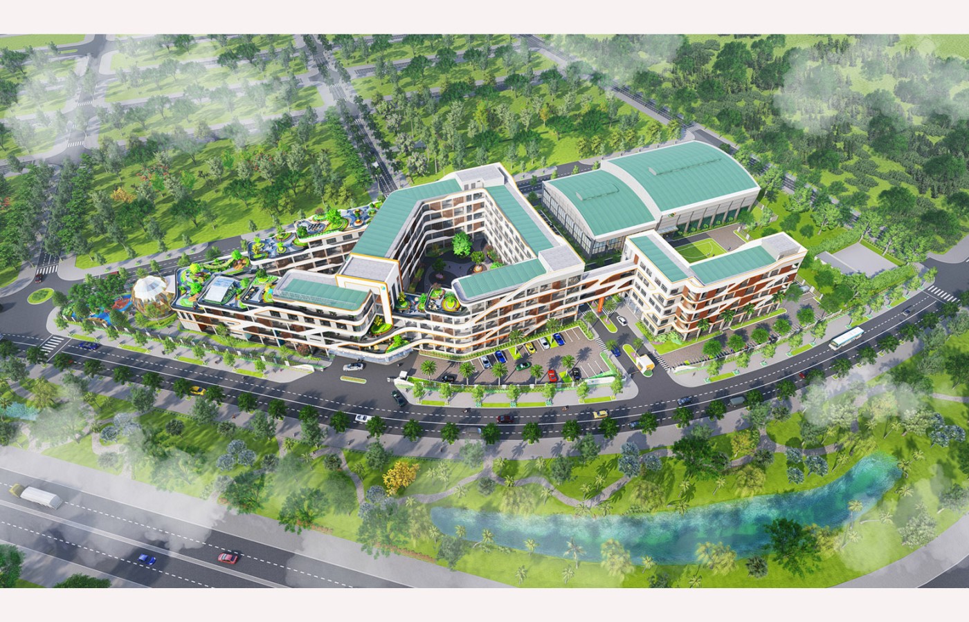 CẢNH QUAN - TRƯỜNG QUỐC TẾ LIÊN CẤP