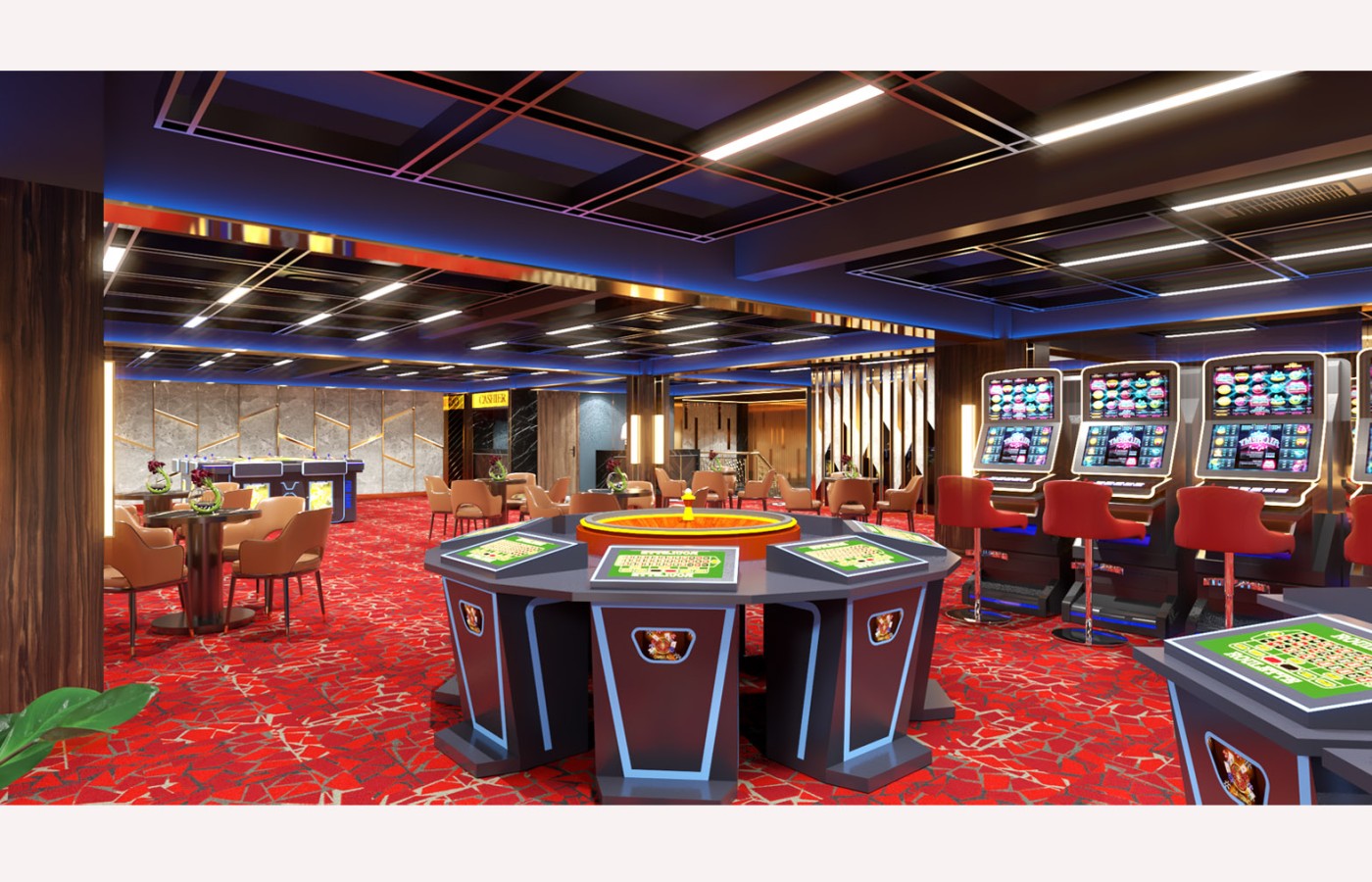 NỘI THẤT - CASINO - LAS VEGAS SUN CASINO - BLOCK D