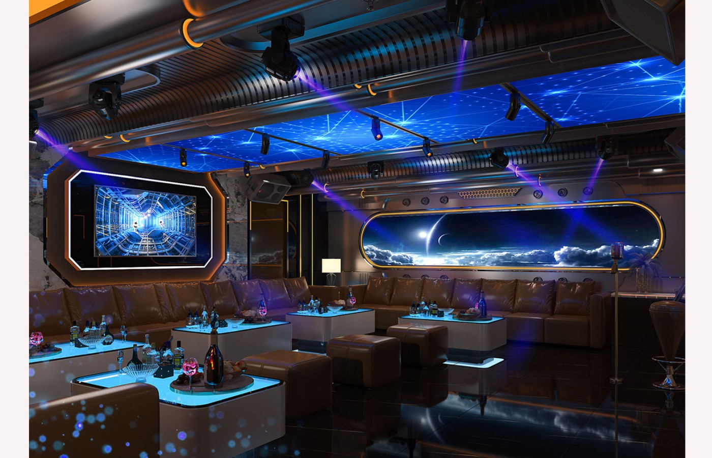 NỘI THẤT - KTV TẦNG 2 PHÒNG VIP P105, P106, P107 - LAS VEGAS SUN CASINO - BLOCK D