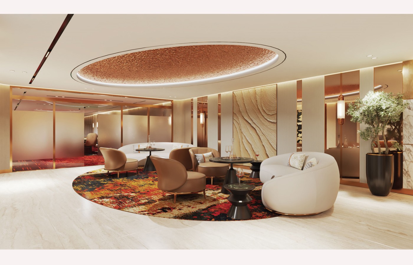 NỘI THẤT - PHÒNG VIP CASINO TẦNG 8 - LAS VEGAS SUN CASINO - BLOCK B - PHÒNG VIP CASINO TẦNG 8