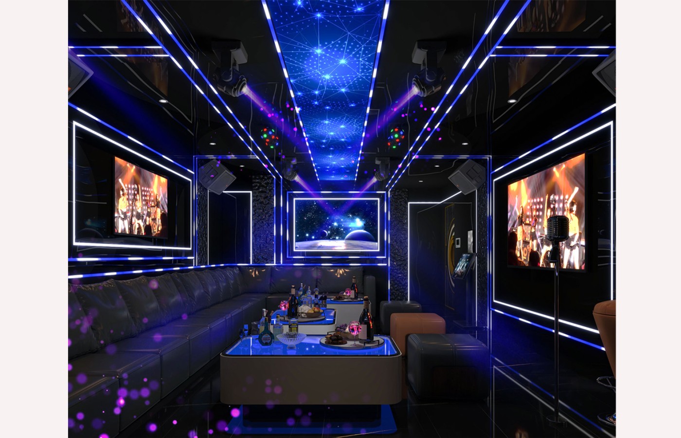 NỘI THẤT - KTV TẦNG 1 PHÒNG VIP 101, 102, 103 - LAS VEGAS SUN CASINO - BLOCK D