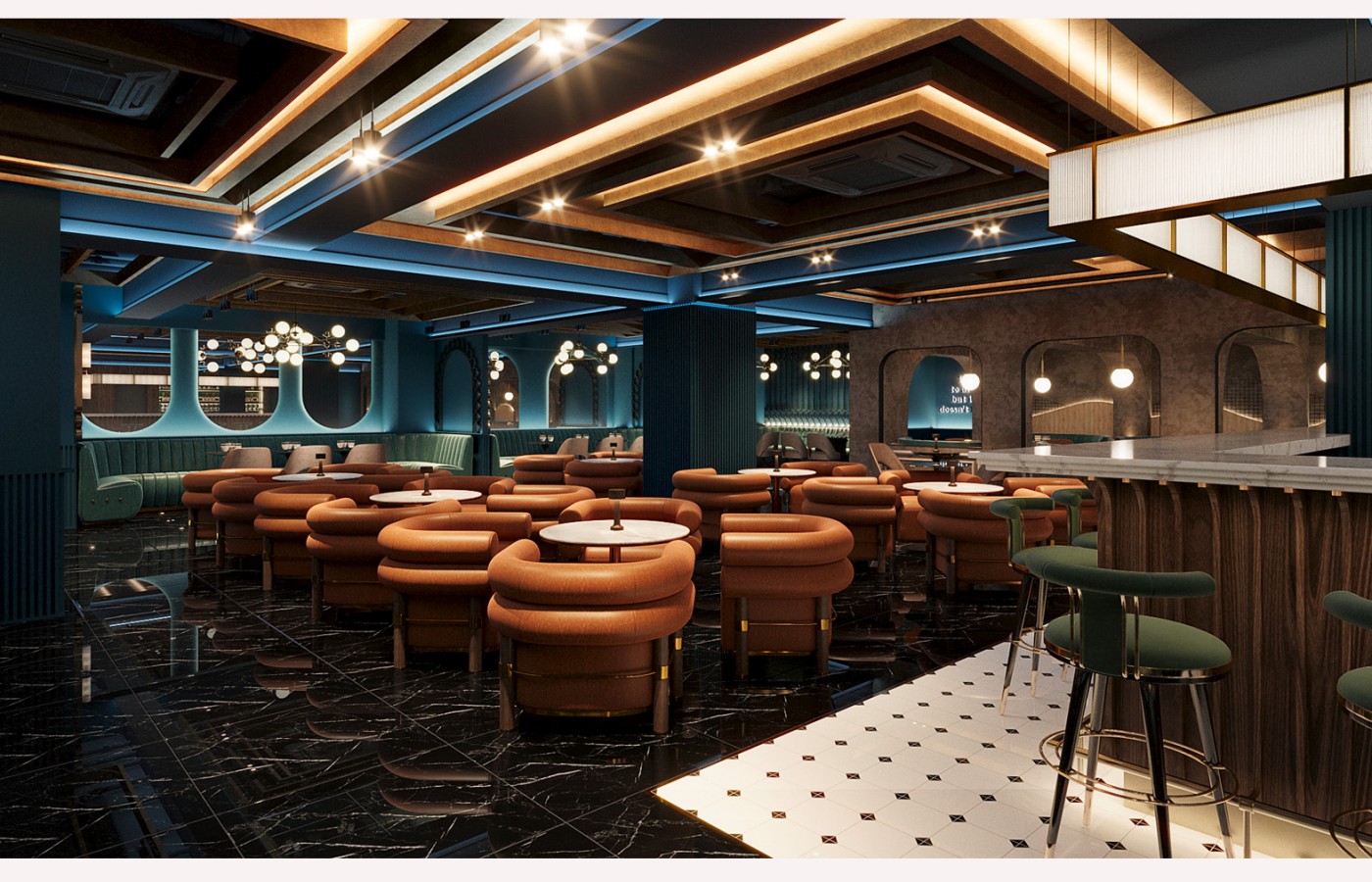 NỘI THẤT - BAR PUB - LAS VEGAS SUN CASINO - BLOCK D