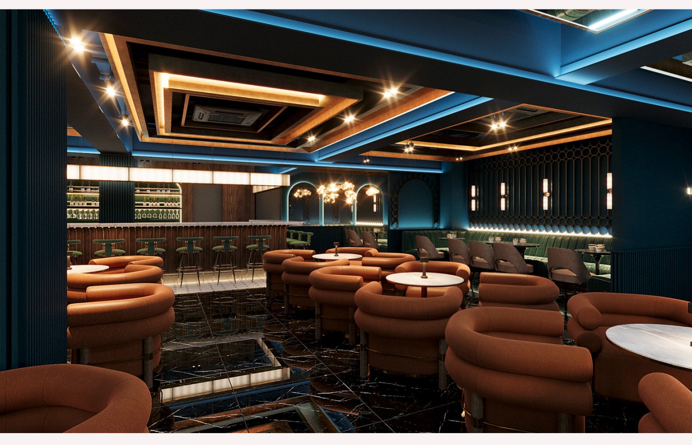 NỘI THẤT - BAR PUB - LAS VEGAS SUN CASINO - BLOCK D