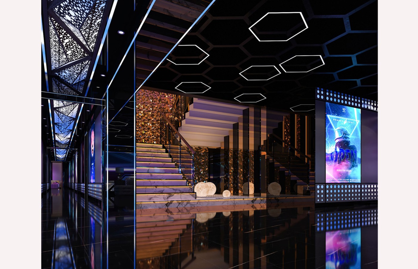 NỘI THẤT SẢNH KTV TẦNG 1 - LAS VEGAS SUN CASINO - BLOCK D