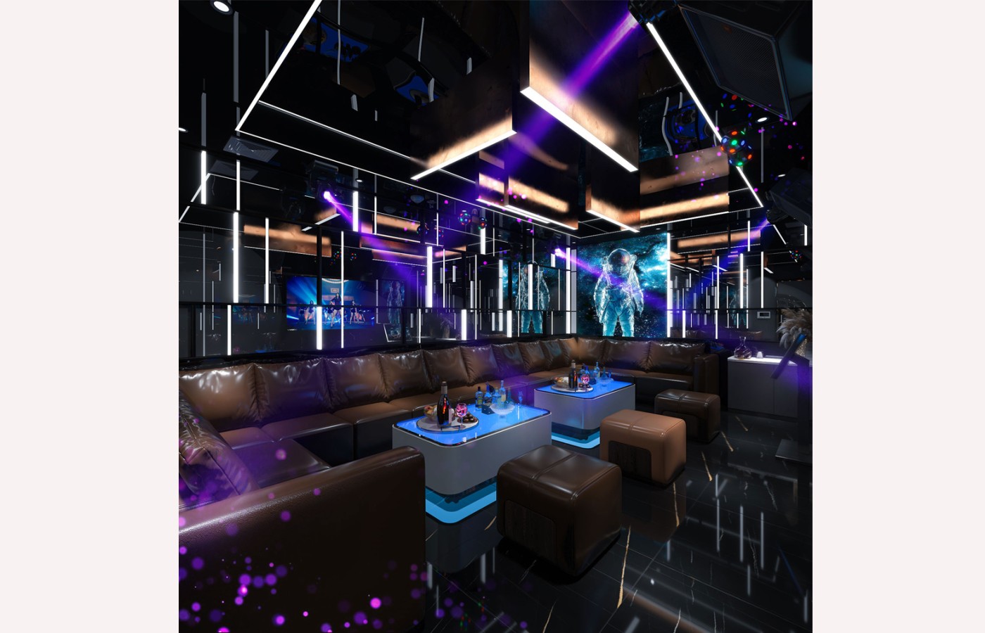 NỘI THẤT - KTV TẦNG 1 PHÒNG P01, P02, P03, P04, P05 - LAS VEGAS SUN CASINO - BLOCK D