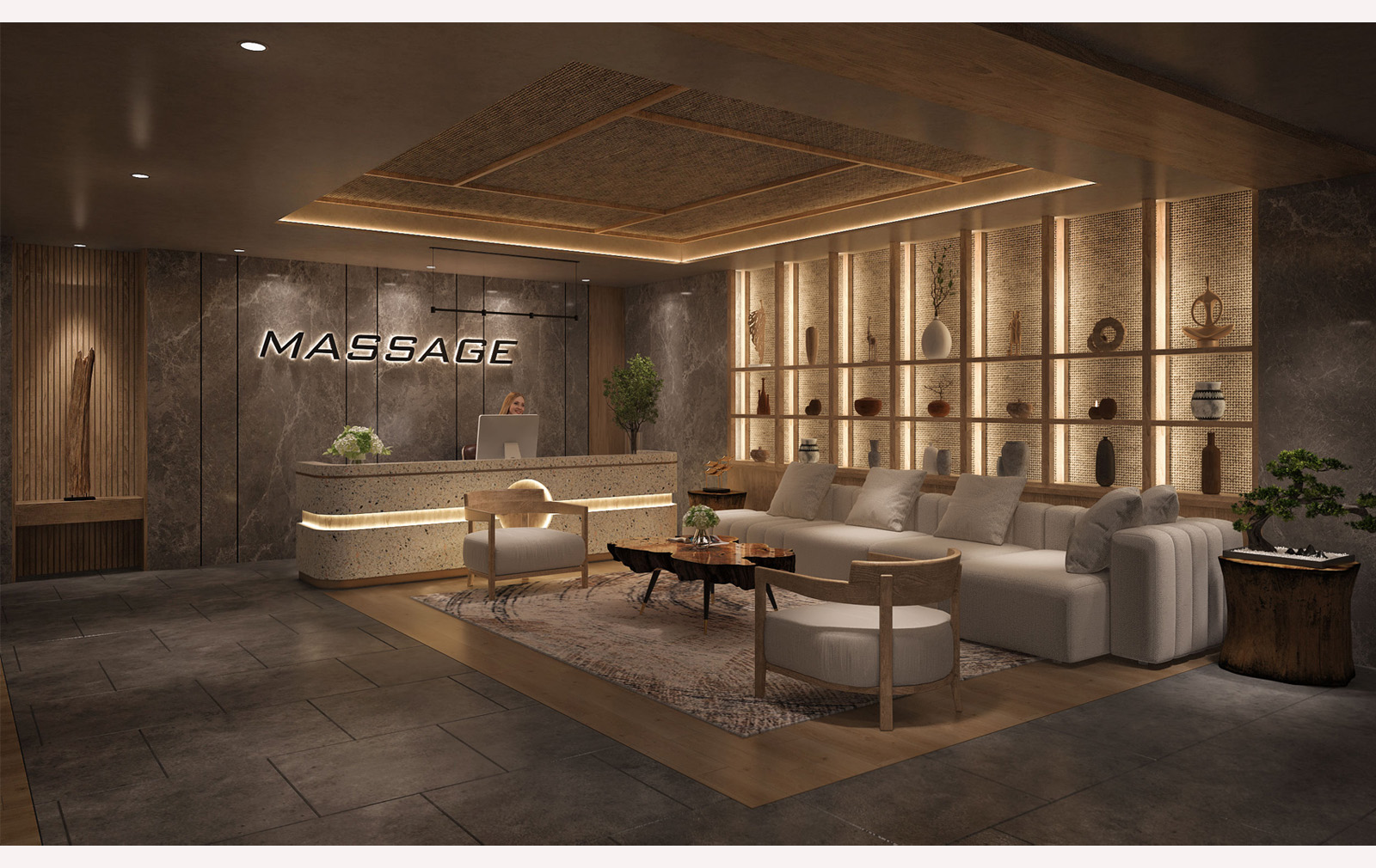 NỘI THẤT - MASSAGE - LAS VEGAS SUN CASINO - BLOCK D