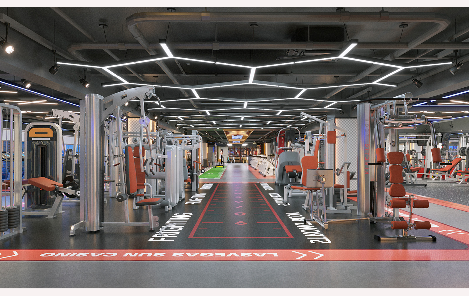 NỘI THẤT - GYM VIP - LAS VEGAS SUN CASINO - BLOCK D
