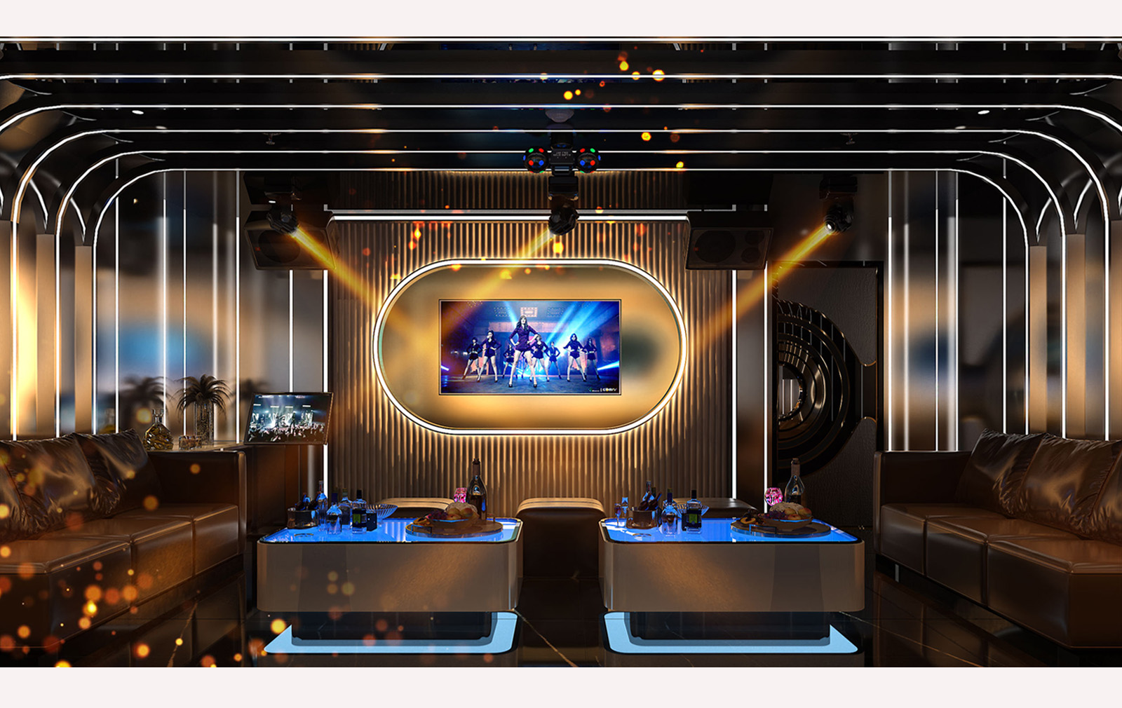 NỘI THẤT - KTV TẦNG 2 PHÒNG P103, P105 - LAS VEGAS SUN CASINO - BLOCK D