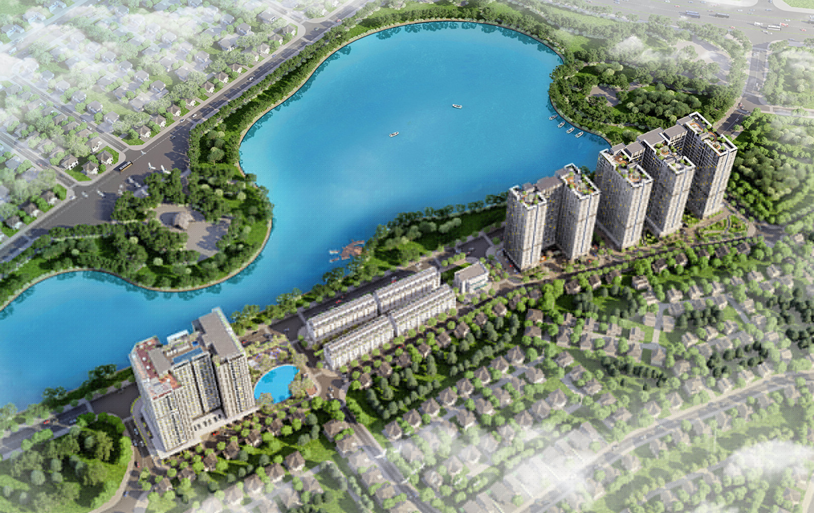 KHU NHÀ Ở XÃ HỘI THƯỢNG THANH VÀ ĐẤU NỐI HẠ TẦNG KHU VỰC - KHU NHÀ CAO TẦNG