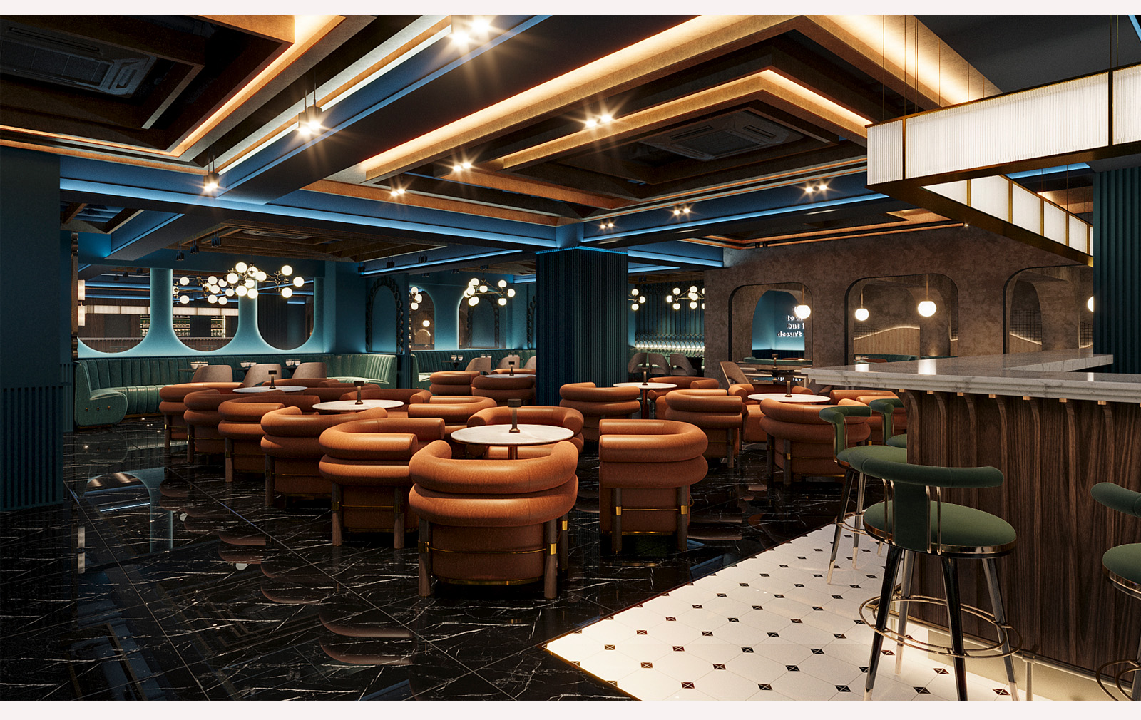 NỘI THẤT - BAR PUB - LAS VEGAS SUN CASINO - BLOCK D