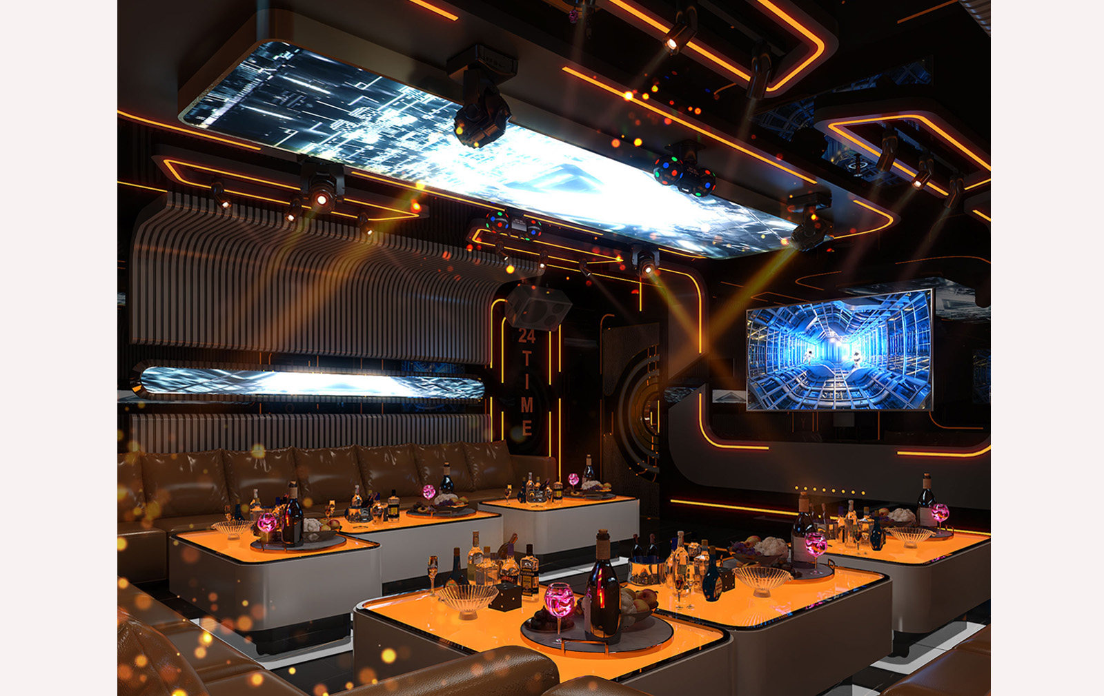 NỘI THÁT - KTV TẦNG 2 PHÒNG P108 - LAS VEGAS SUN CASINO - BLOCK D