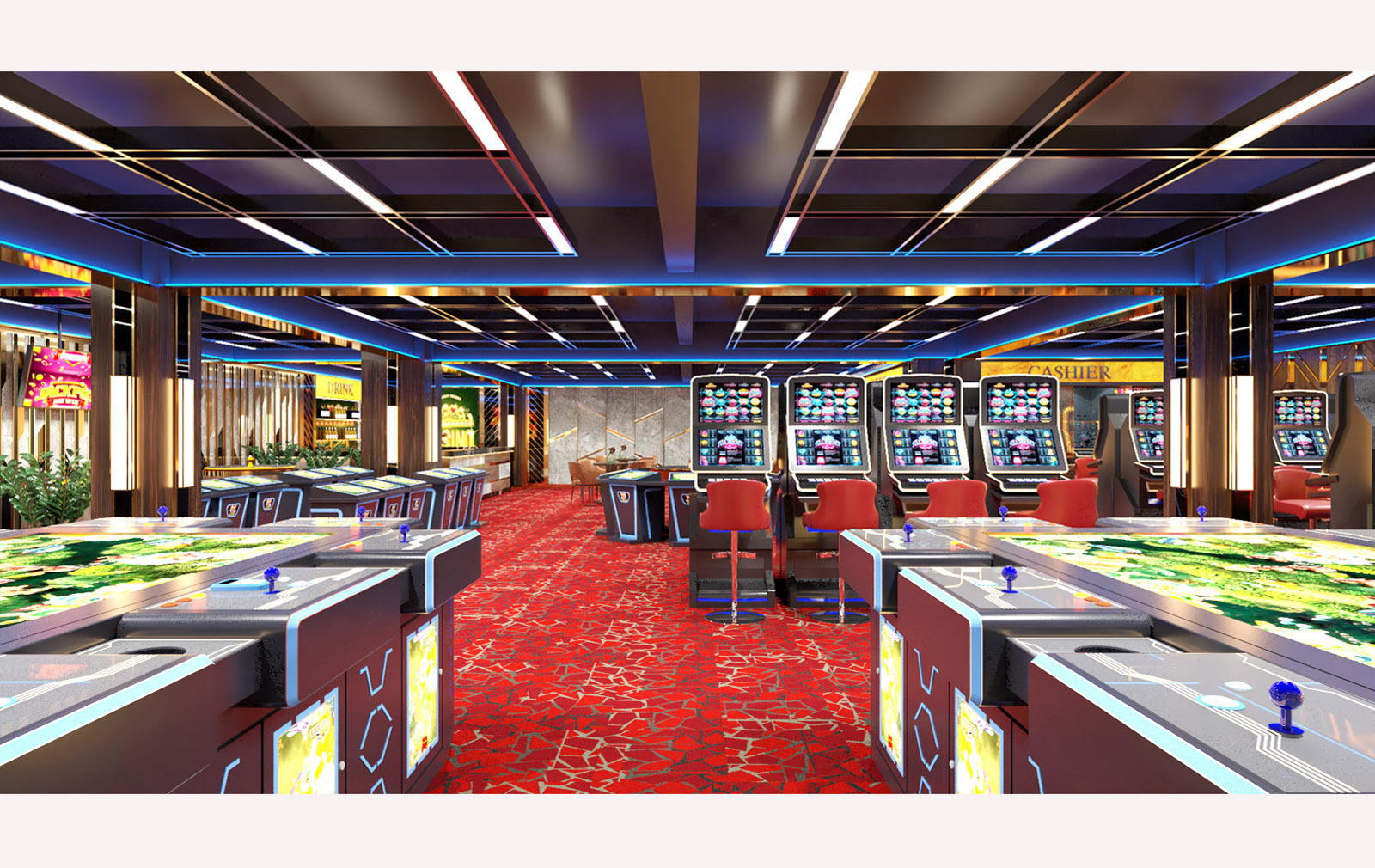 NỘI THẤT - CASINO - LAS VEGAS SUN CASINO - BLOCK D