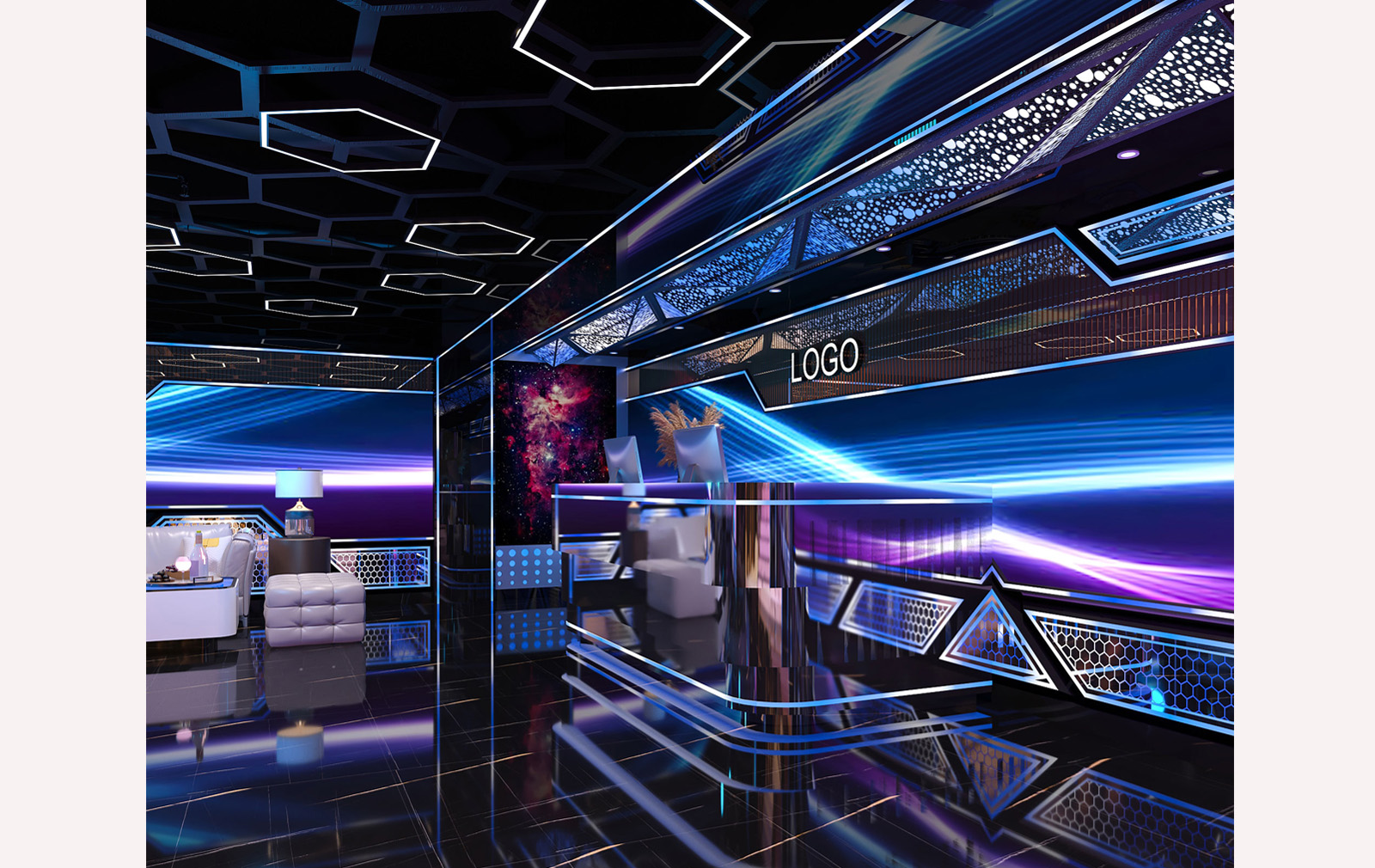 NỘI THẤT SẢNH KTV TẦNG 1 - LAS VEGAS SUN CASINO - BLOCK D