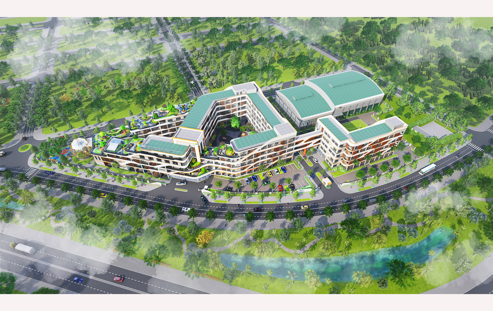 CẢNH QUAN - TRƯỜNG QUỐC TẾ LIÊN CẤP