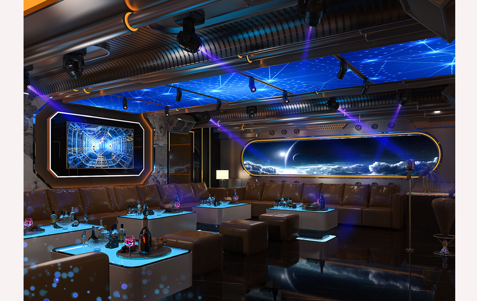 NỘI THẤT - KTV TẦNG 2 PHÒNG VIP P105, P106, P107 - LAS VEGAS SUN CASINO - BLOCK D