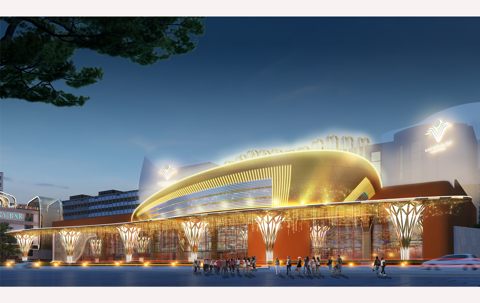 HỆ THỐNG ĐÈN KIẾN TRÚC NGOÀI TRỜI - LAS VEGAS SUN CASINO - BLOCK B