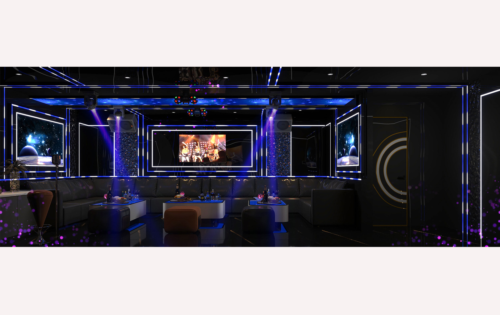 NỘI THẤT - KTV TẦNG 1 PHÒNG VIP 101, 102, 103 - LAS VEGAS SUN CASINO - BLOCK D