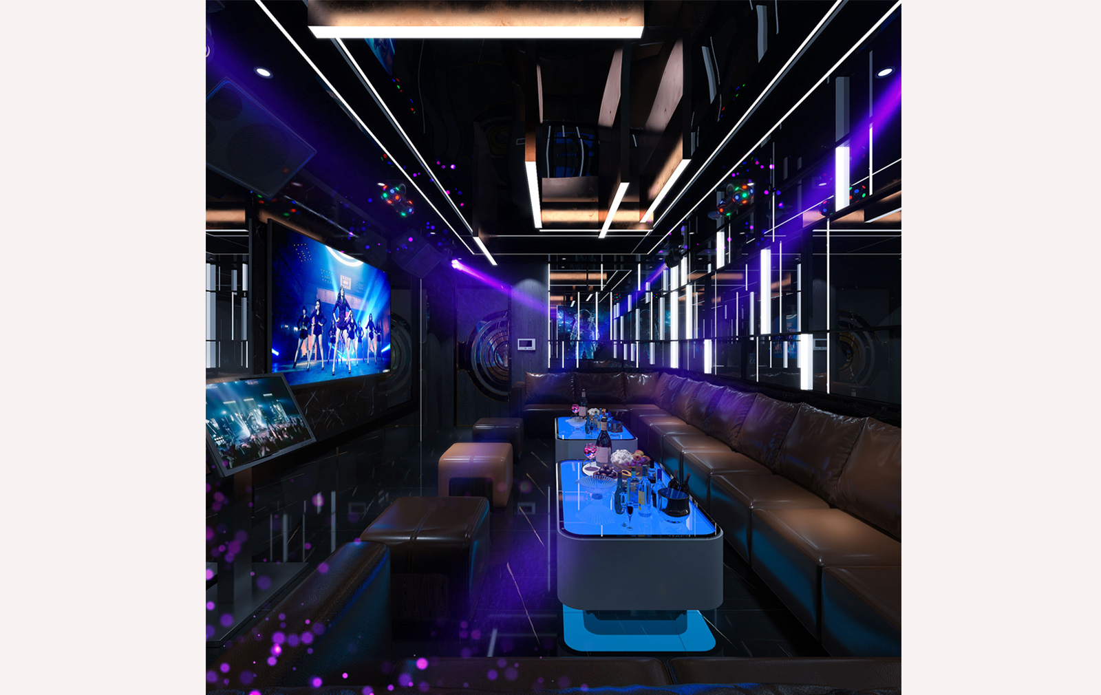 NỘI THẤT - KTV TẦNG 1 PHÒNG P01, P02, P03, P04, P05 - LAS VEGAS SUN CASINO - BLOCK D